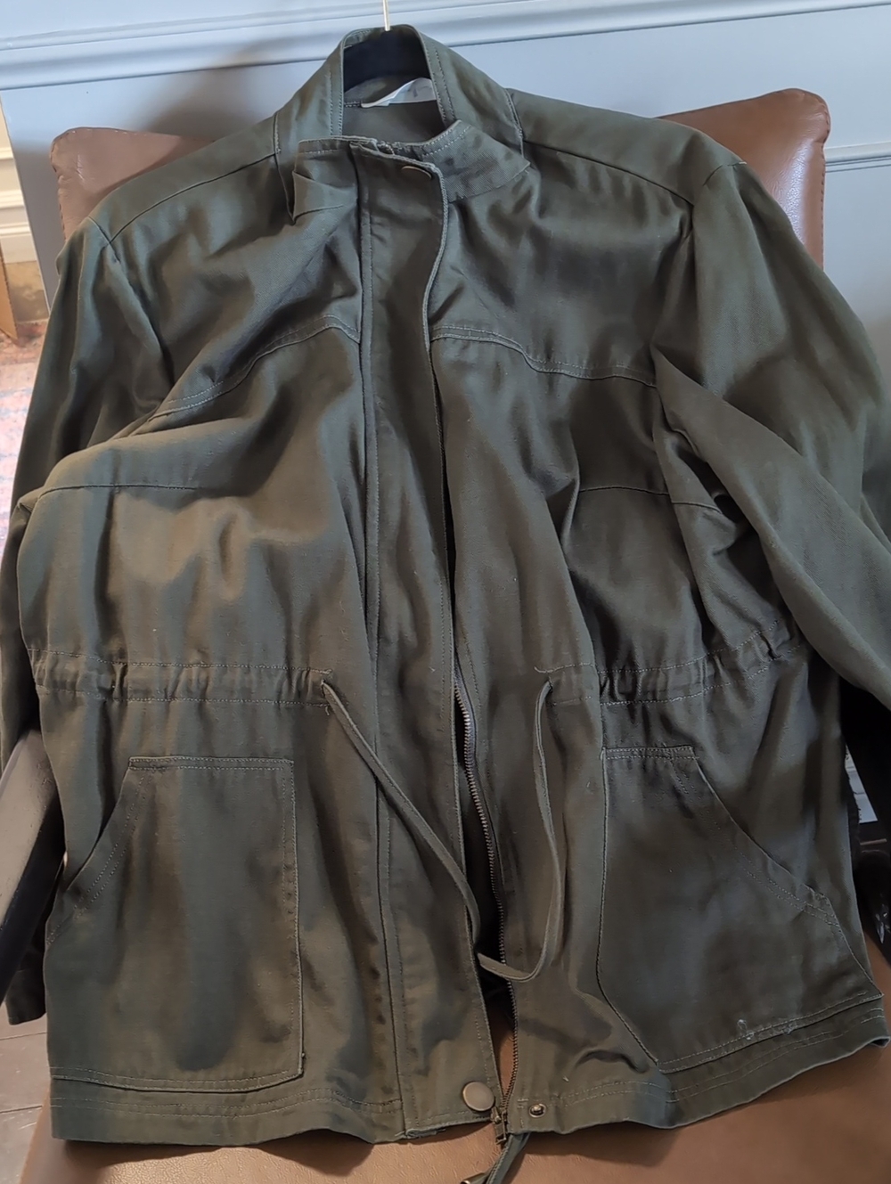 Olive Green Utility Jacket